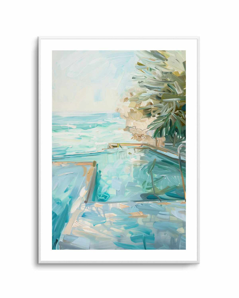 Summer Pool View No V | Art Print