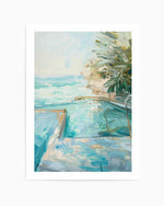 Summer Pool View No V | Art Print