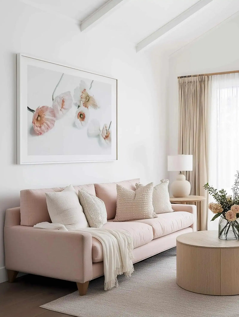 Summer Poppies I | LS Art Print from Olive et Oriel where you can shop wallpaper and artworks online