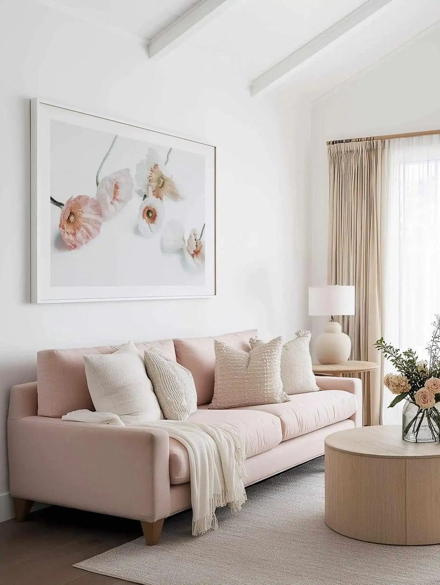 Summer Poppies I | LS Art Print from Olive et Oriel where you can shop wallpaper and artworks online