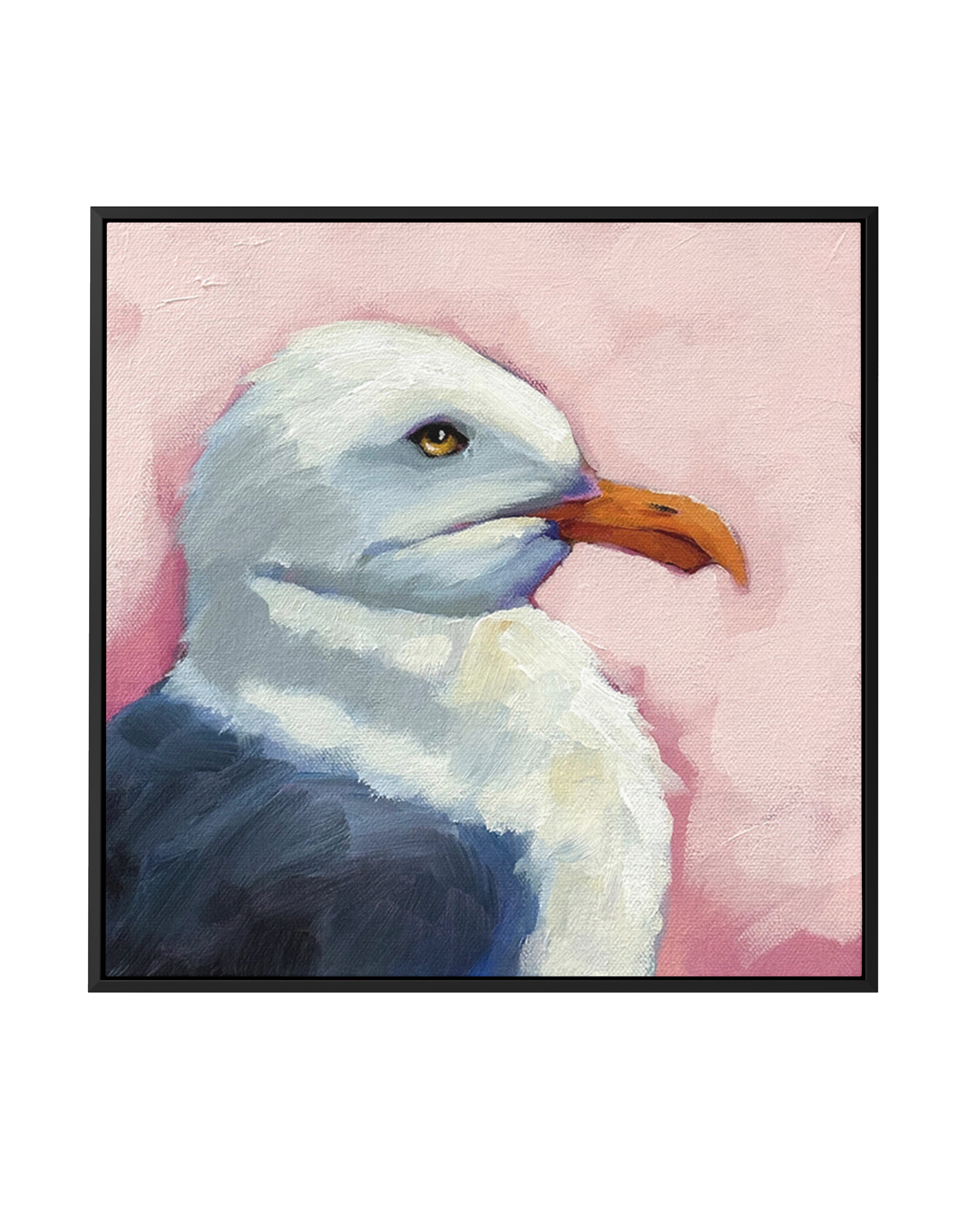 Summer Seagull 1 by Lucia Stewart | Framed Canvas Art Print