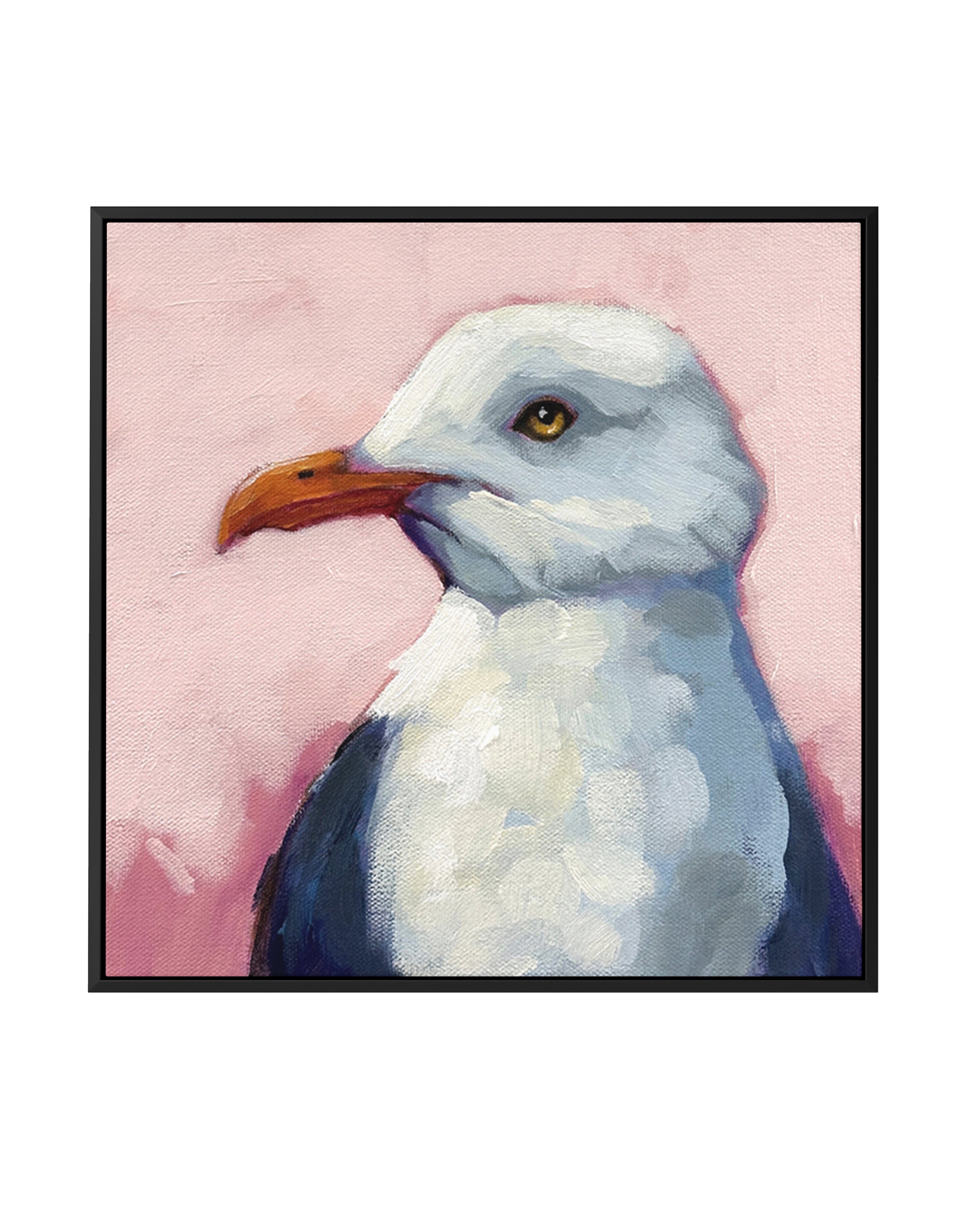 Summer Seagull 2 by Lucia Stewart | Framed Canvas Art Print