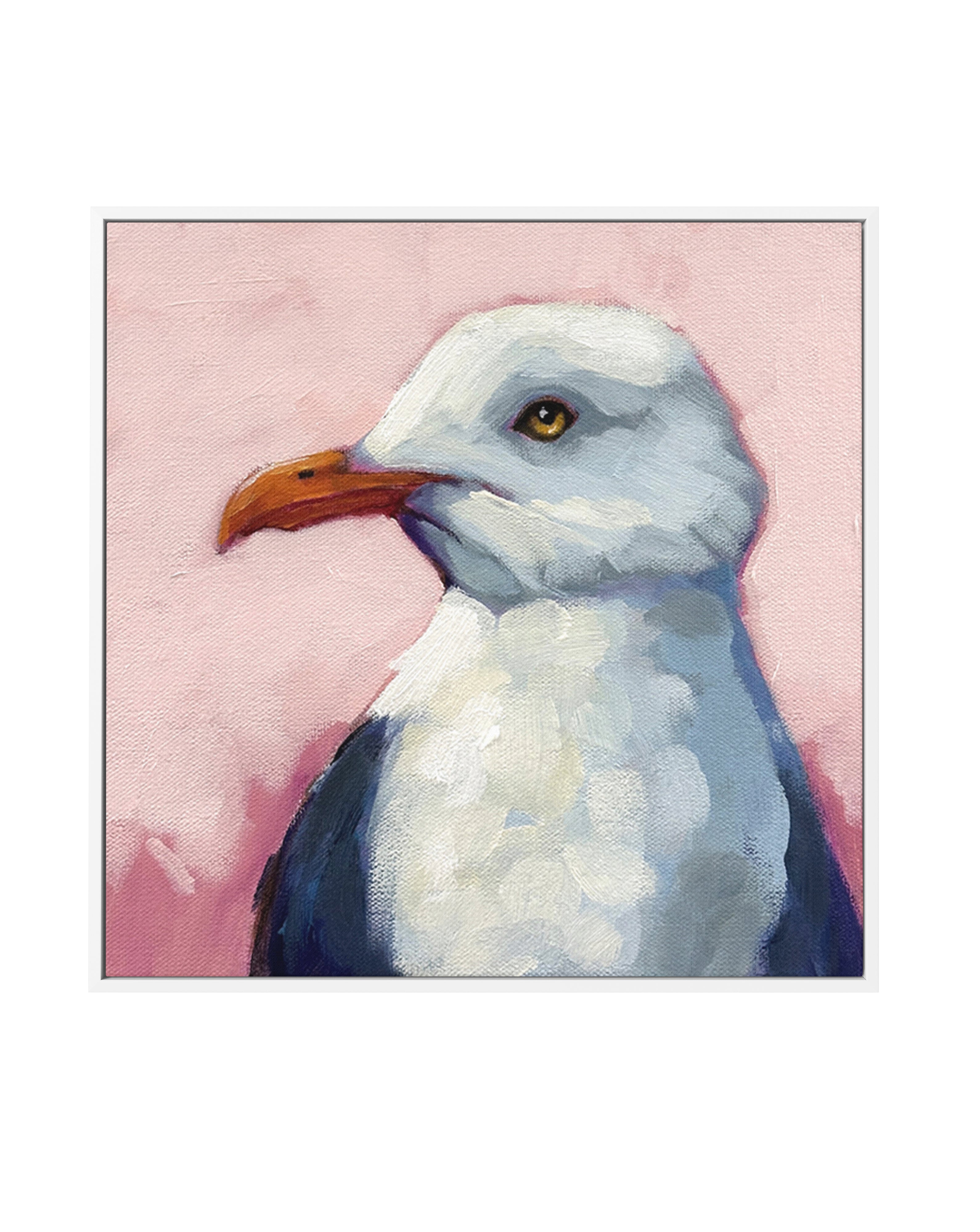 Summer Seagull 2 by Lucia Stewart | Framed Canvas Art Print