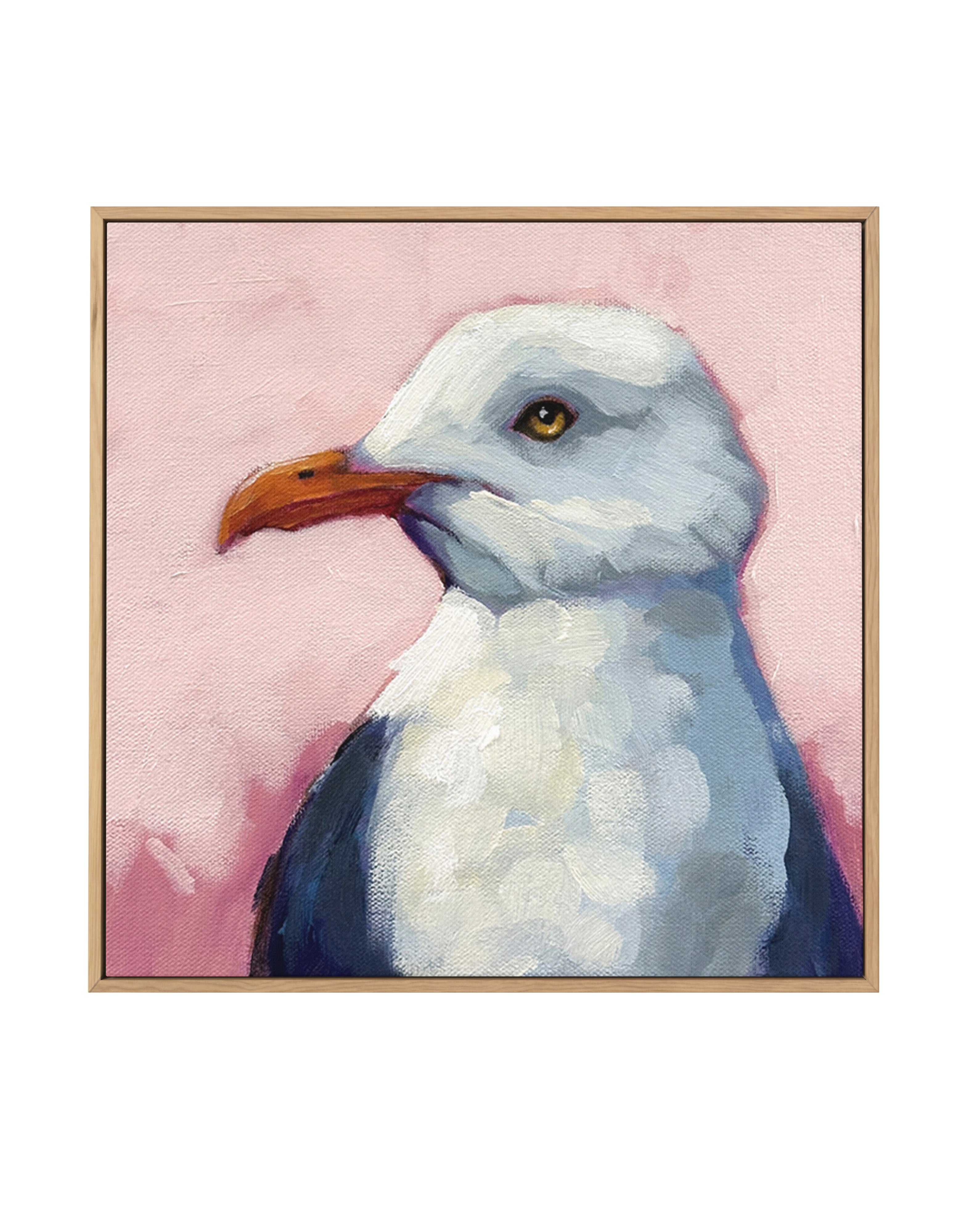 Summer Seagull 2 by Lucia Stewart | Framed Canvas Art Print