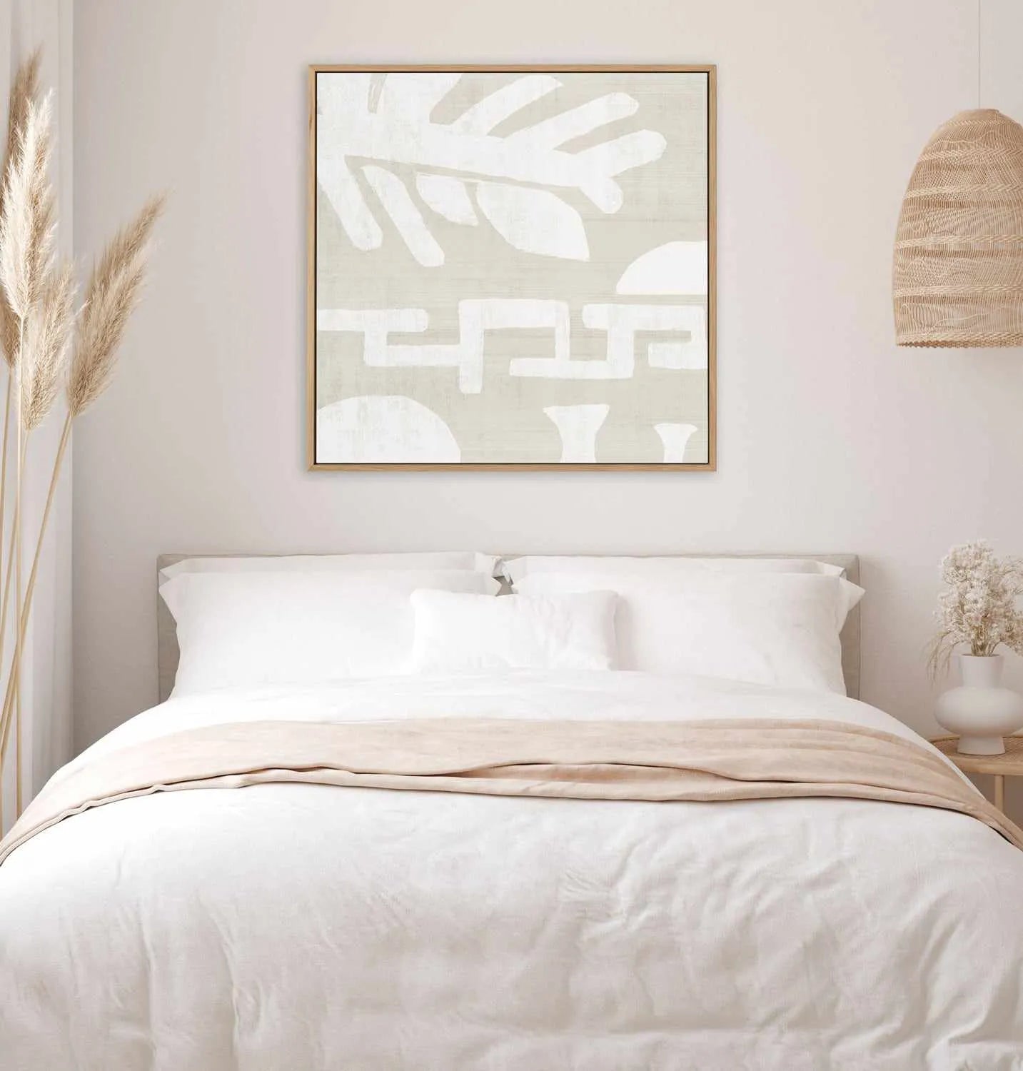 Summer Shadows II | Framed Canvas Art Print from Olive et Oriel where you can shop wallpaper and artworks online