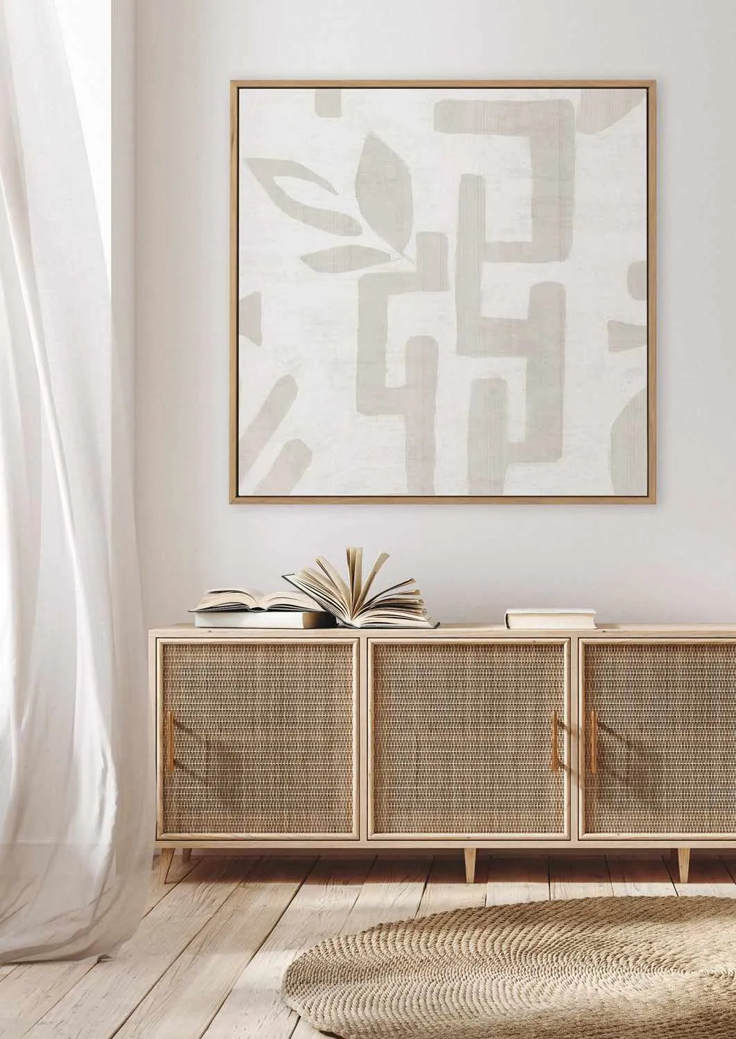 Summer Shadows III | Framed Canvas Art Print from Olive et Oriel where you can shop wallpaper and artworks online