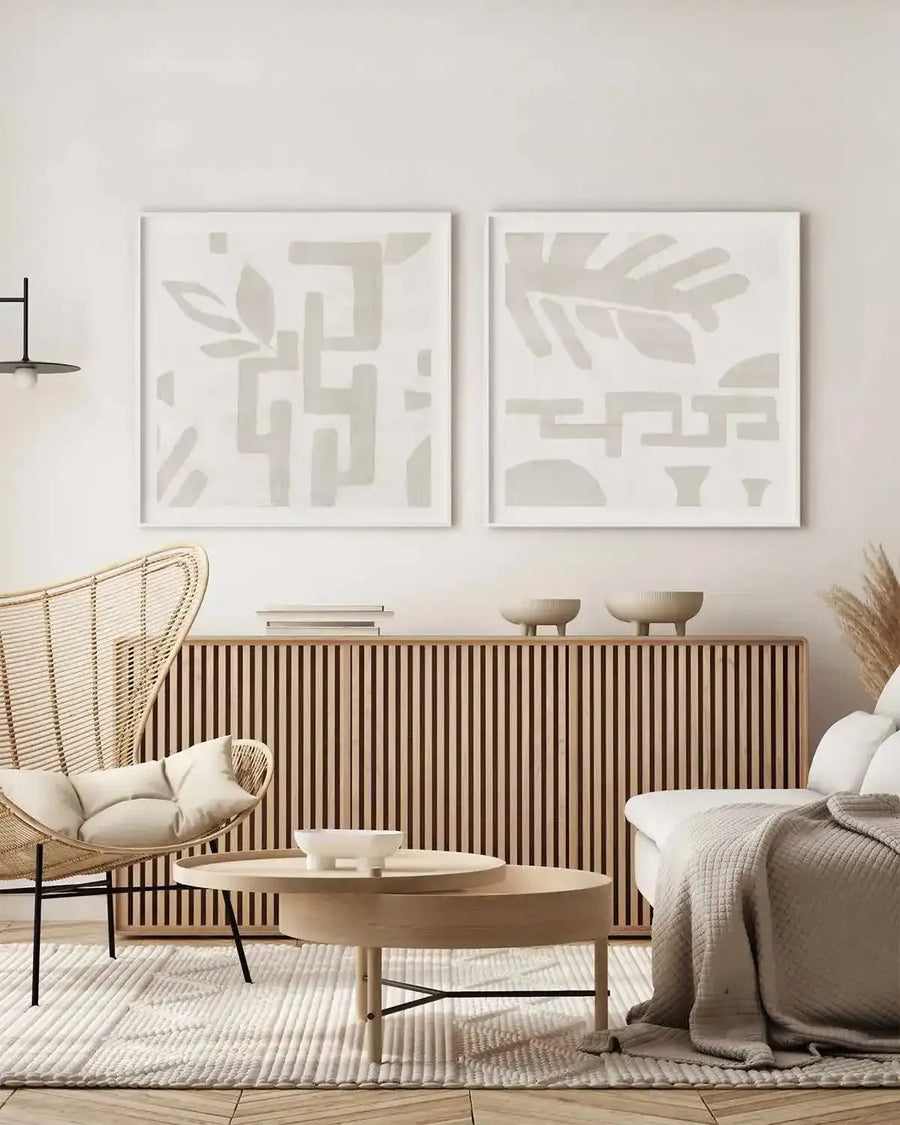 Summer Shadows IV Art Print from Olive et Oriel where you can shop wallpaper and artworks online