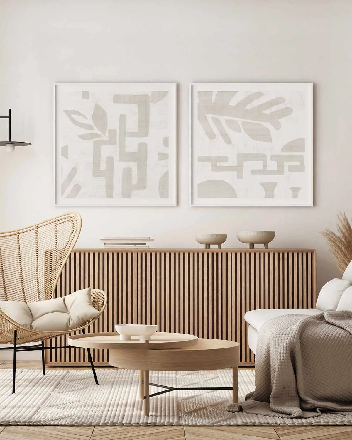 Summer Shadows III Art Print from Olive et Oriel where you can shop wallpaper and artworks online