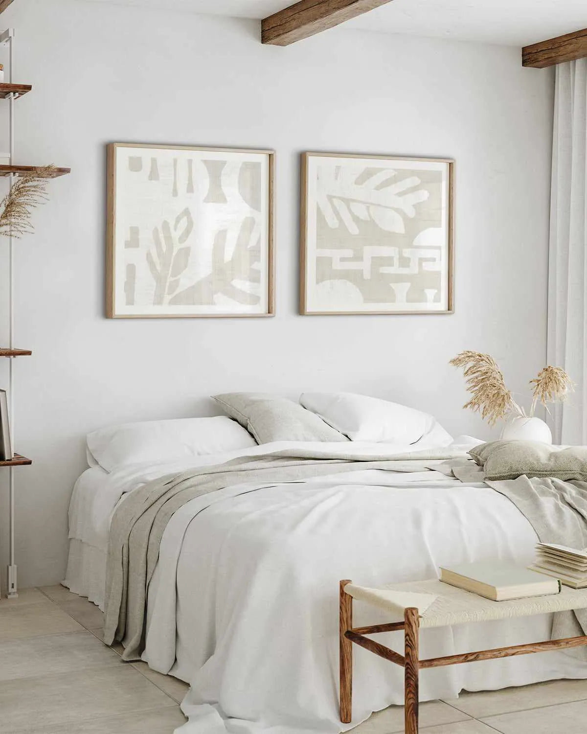 Summer Shadows I Art Print from Olive et Oriel where you can shop wallpaper and artworks online