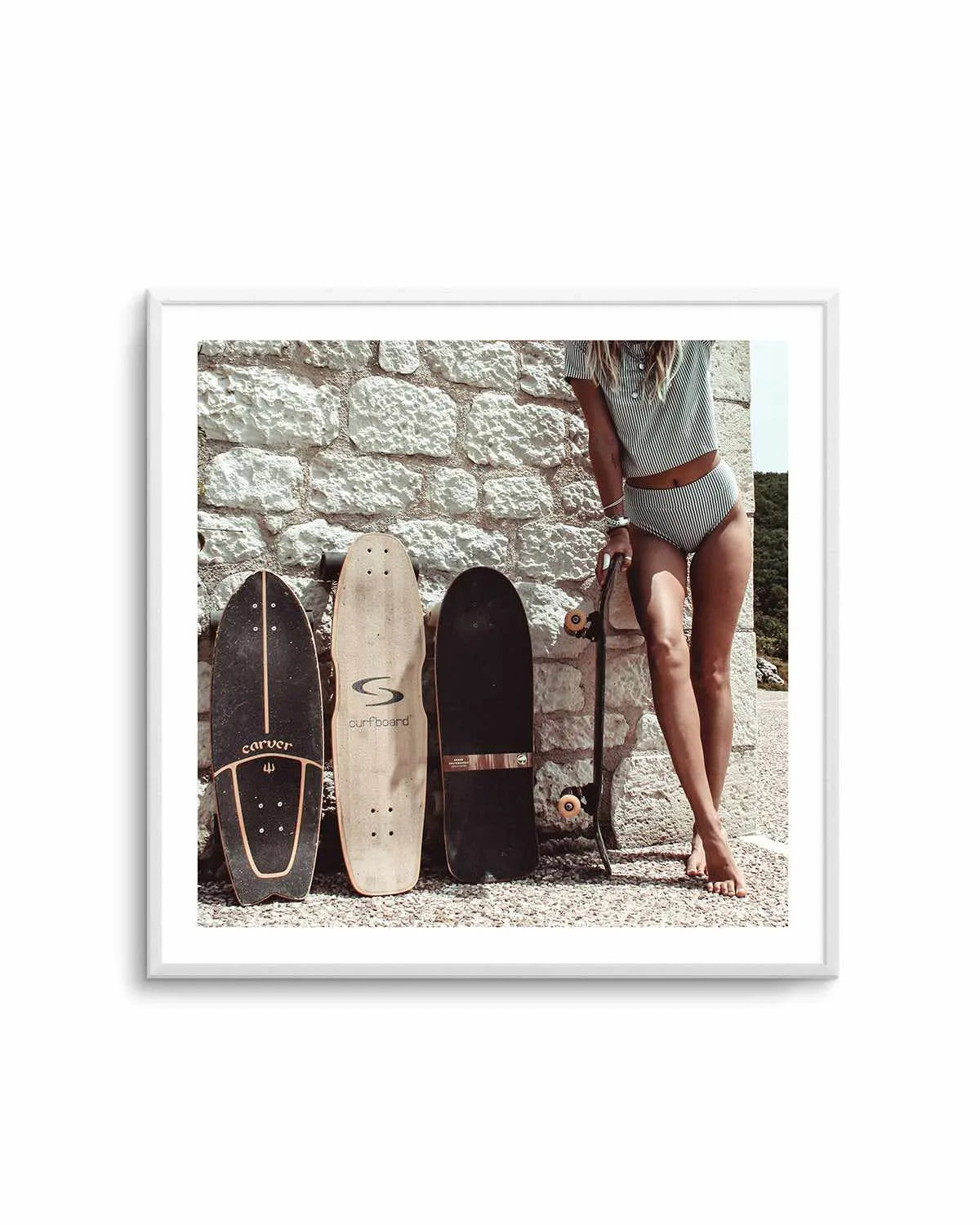 Summer Skating by Marina Brisset Art Print from Olive et Oriel where you can shop wallpaper and artworks online