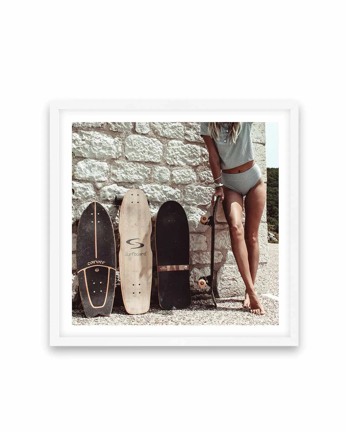 Summer Skating by Marina Brisset Art Print from Olive et Oriel where you can shop wallpaper and artworks online