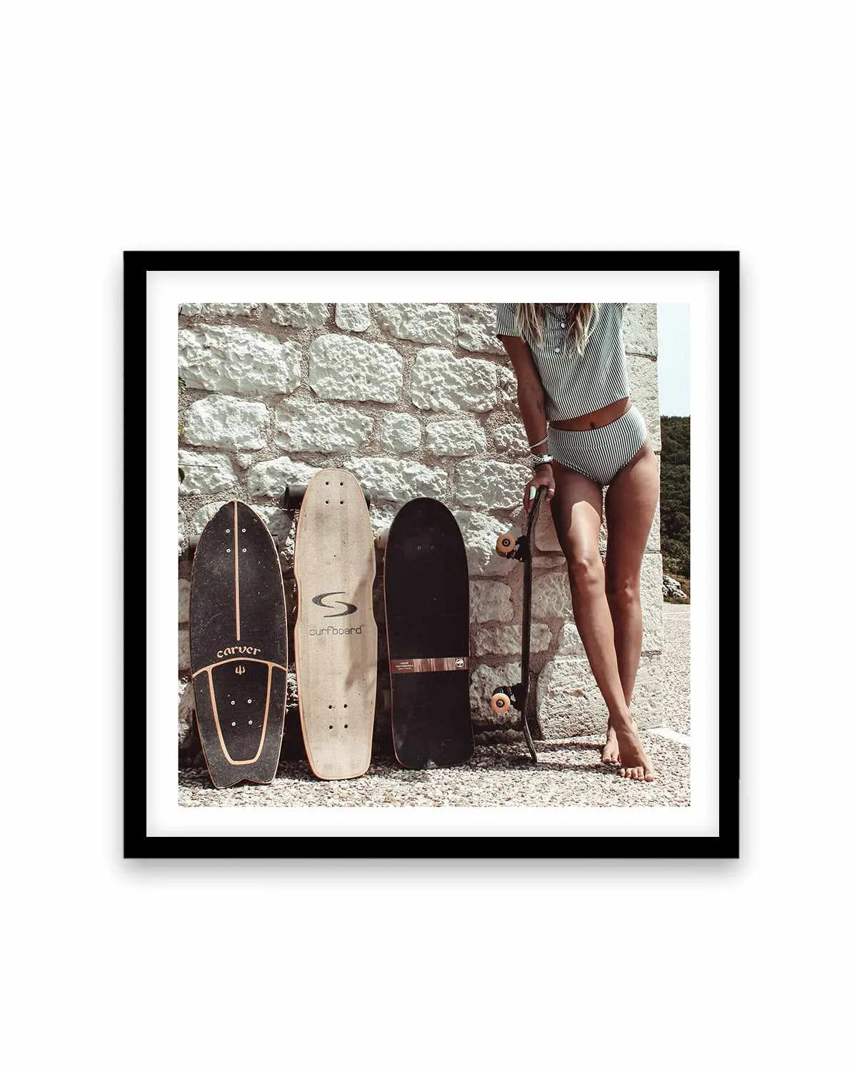 Summer Skating by Marina Brisset Art Print from Olive et Oriel where you can shop wallpaper and artworks online