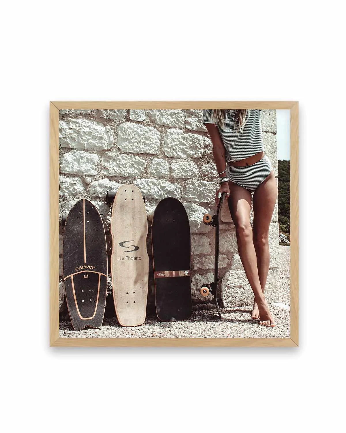 Summer Skating by Marina Brisset Art Print from Olive et Oriel where you can shop wallpaper and artworks online