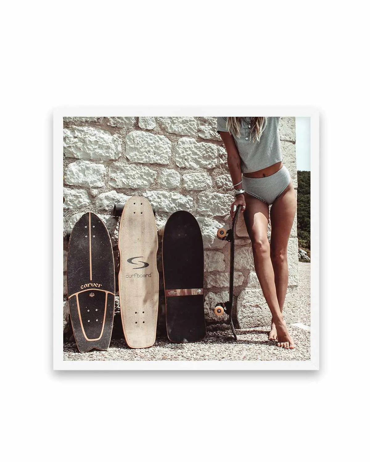 Summer Skating by Marina Brisset Art Print from Olive et Oriel where you can shop wallpaper and artworks online