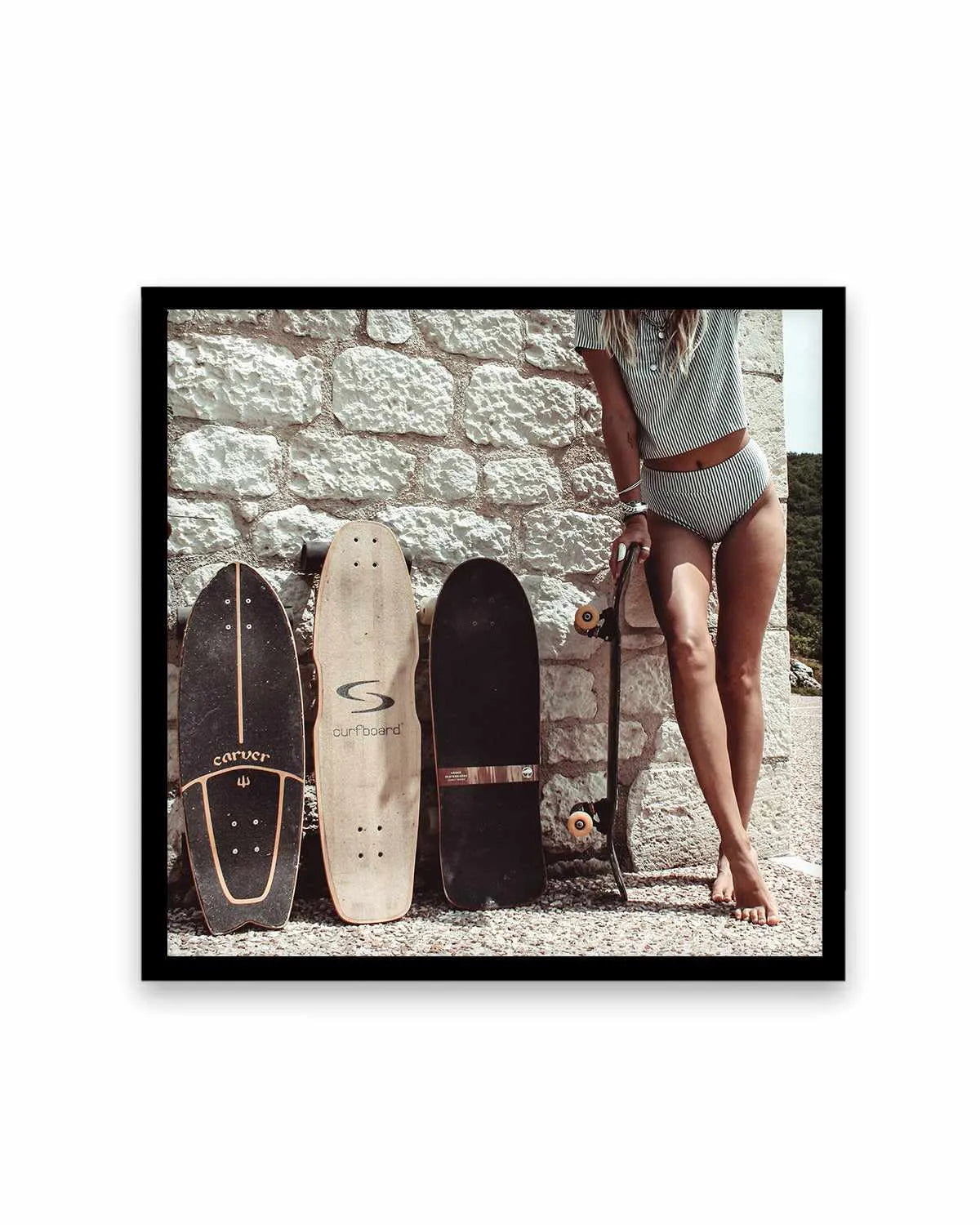 Summer Skating by Marina Brisset Art Print from Olive et Oriel where you can shop wallpaper and artworks online