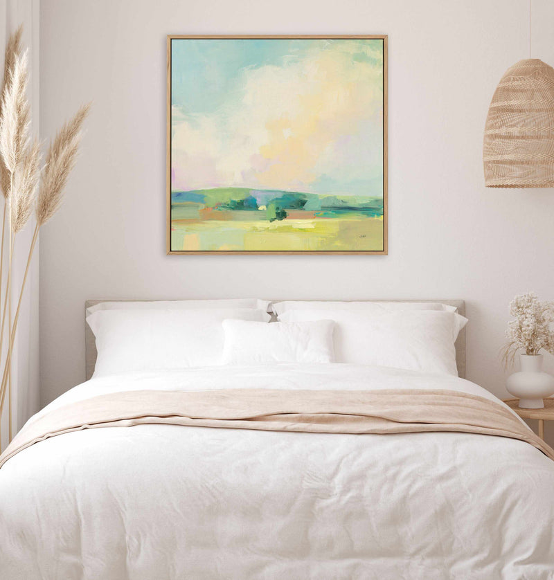 Summer Sky II | Framed Canvas Art Print from Olive et Oriel where you can shop wallpaper and artworks online