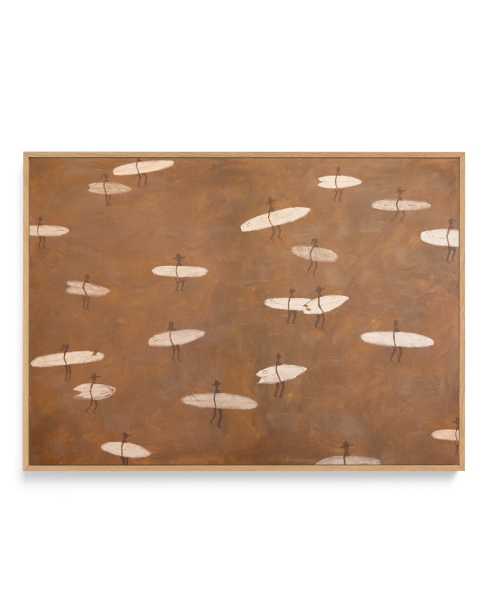 Summer Squad by Erin Champ | Framed Canvas Art Print