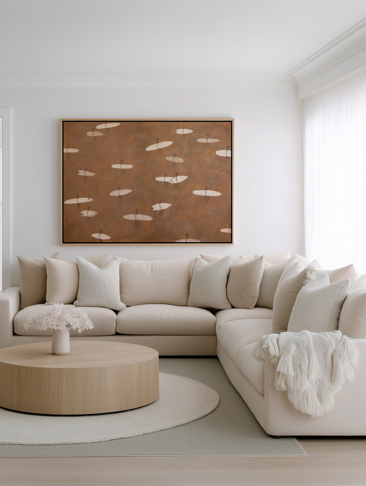 Summer Squad by Erin Champ | Framed Canvas Art Print