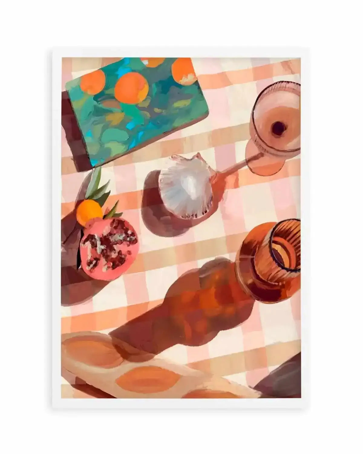 Summer Still Life I Art Print from Olive et Oriel where you can shop wallpaper and artworks online