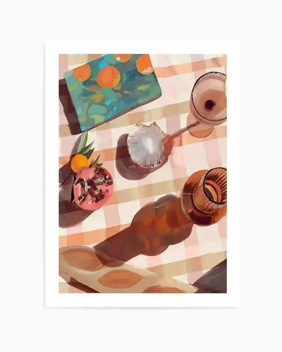 Summer Still Life I Art Print from Olive et Oriel where you can shop wallpaper and artworks online