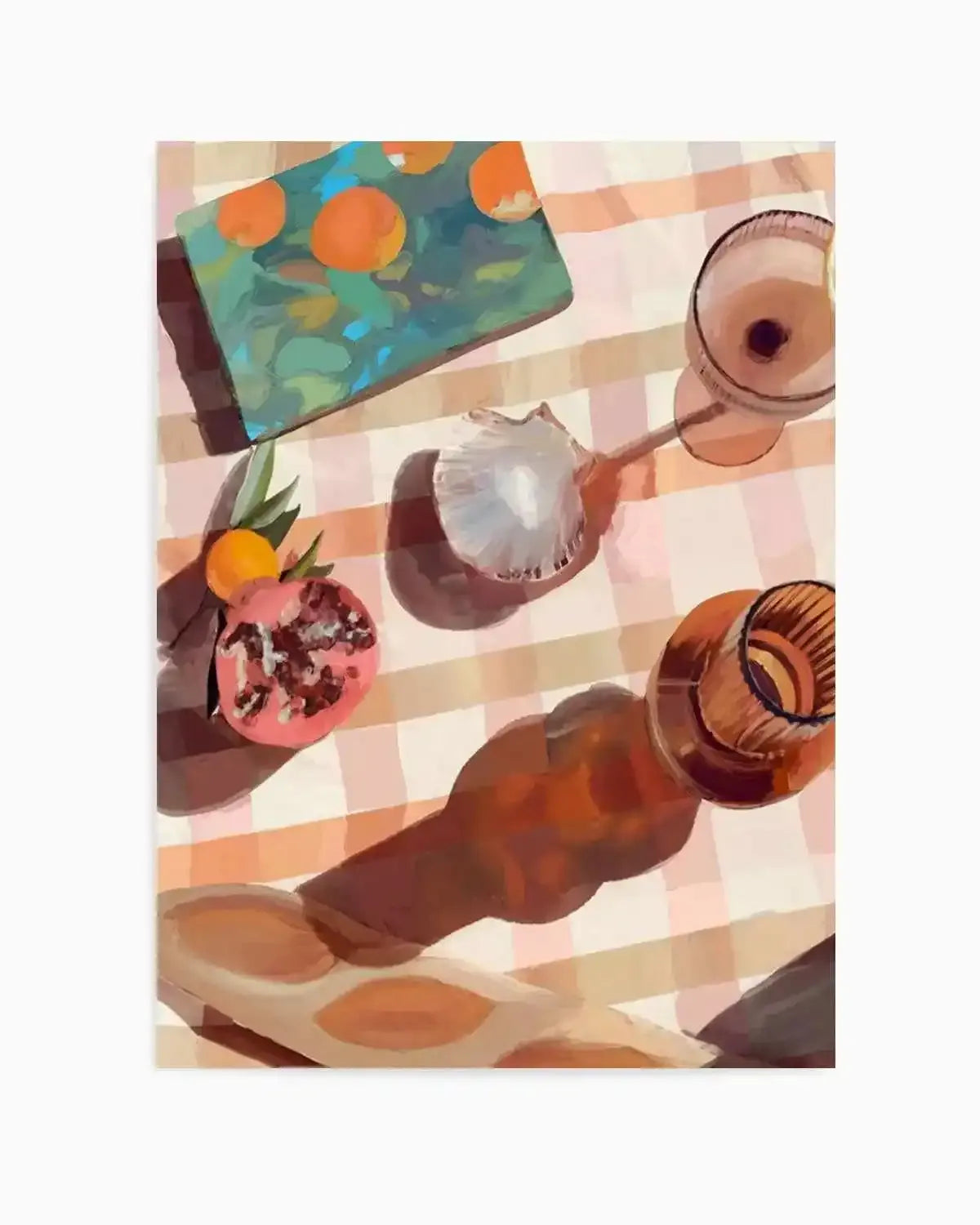 Summer Still Life I Art Print from Olive et Oriel where you can shop wallpaper and artworks online