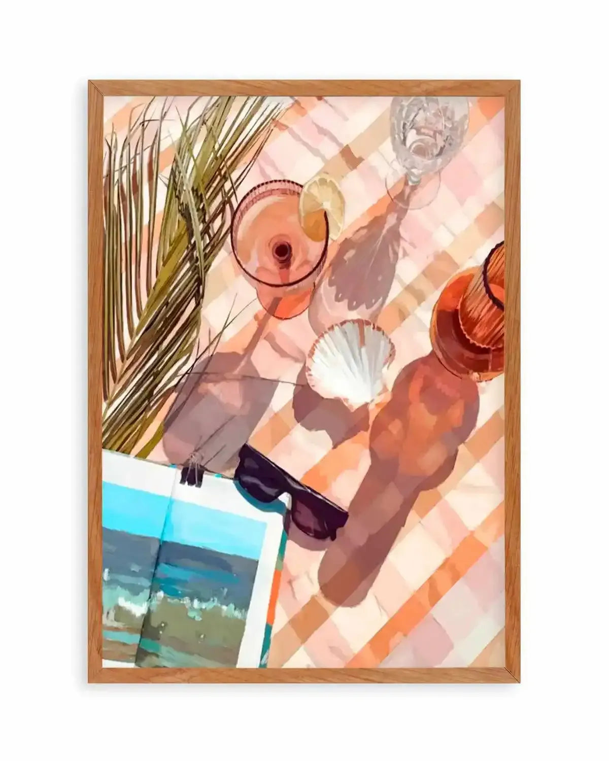 Summer Still Life II Art Print from Olive et Oriel where you can shop wallpaper and artworks online