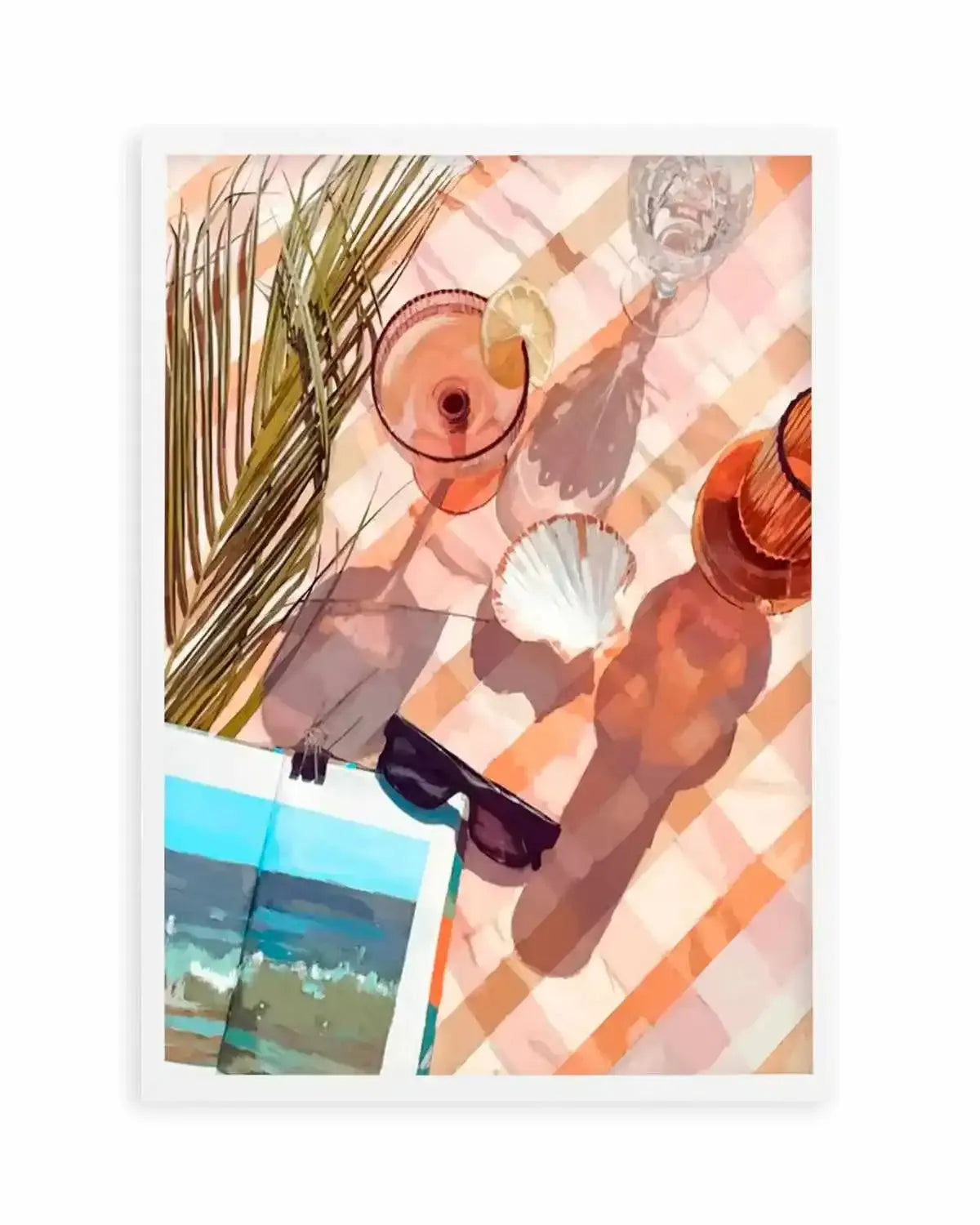 Summer Still Life II Art Print from Olive et Oriel where you can shop wallpaper and artworks online