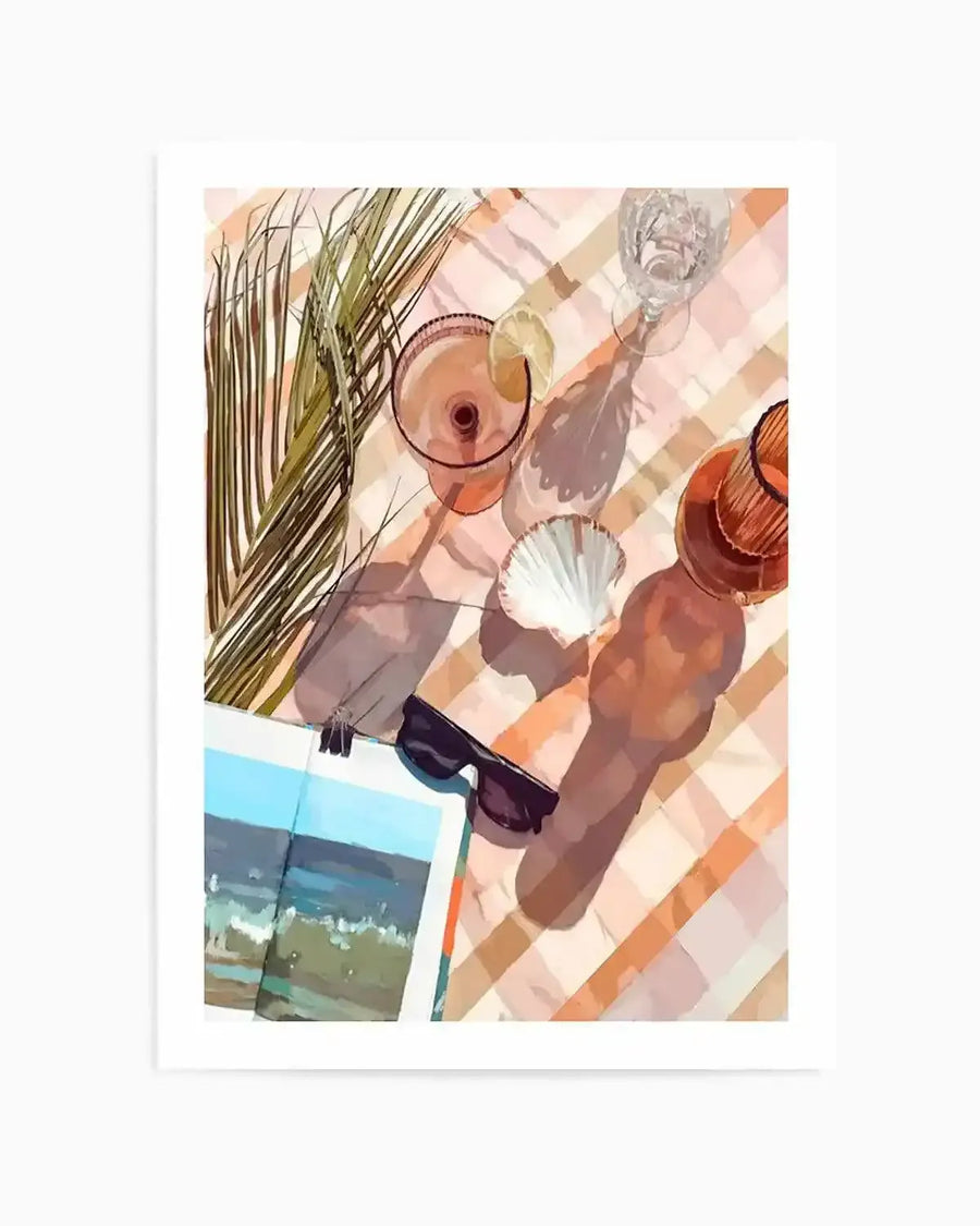 Summer Still Life II Art Print from Olive et Oriel where you can shop wallpaper and artworks online