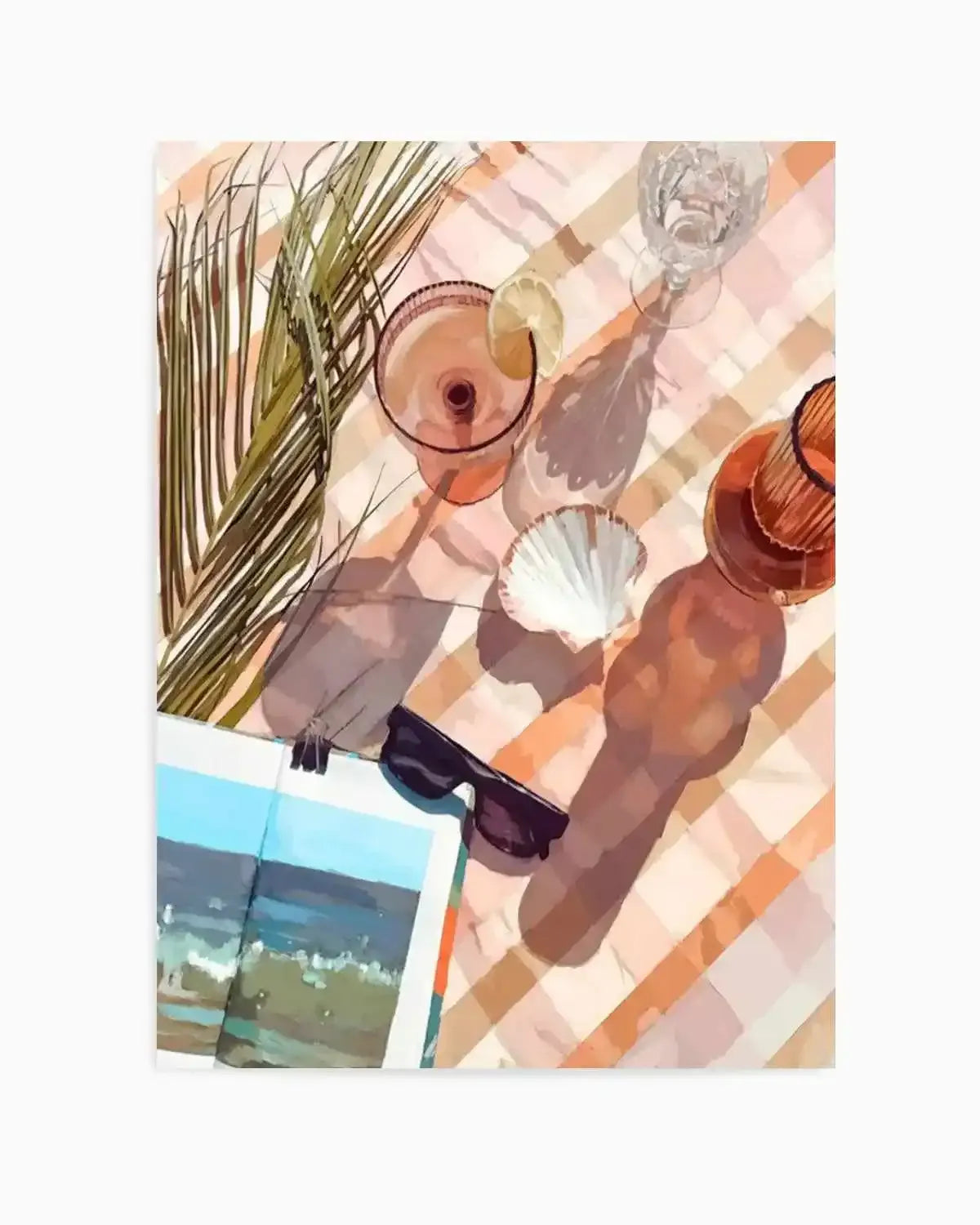 Summer Still Life II Art Print from Olive et Oriel where you can shop wallpaper and artworks online