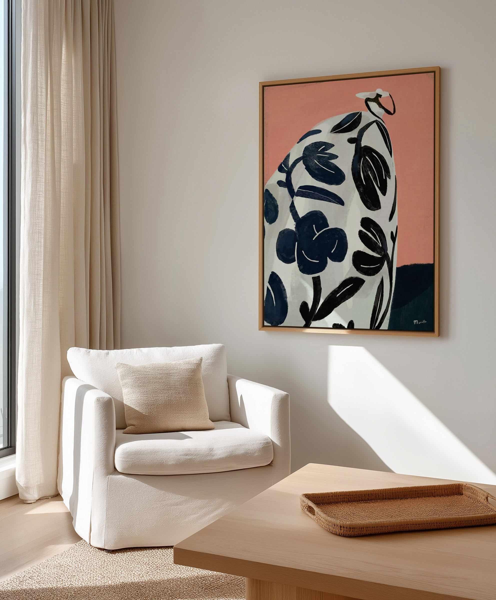 Summer Sunset by Marco Marella | Framed Canvas Art Print from Olive et Oriel where you can shop wallpaper and artworks online