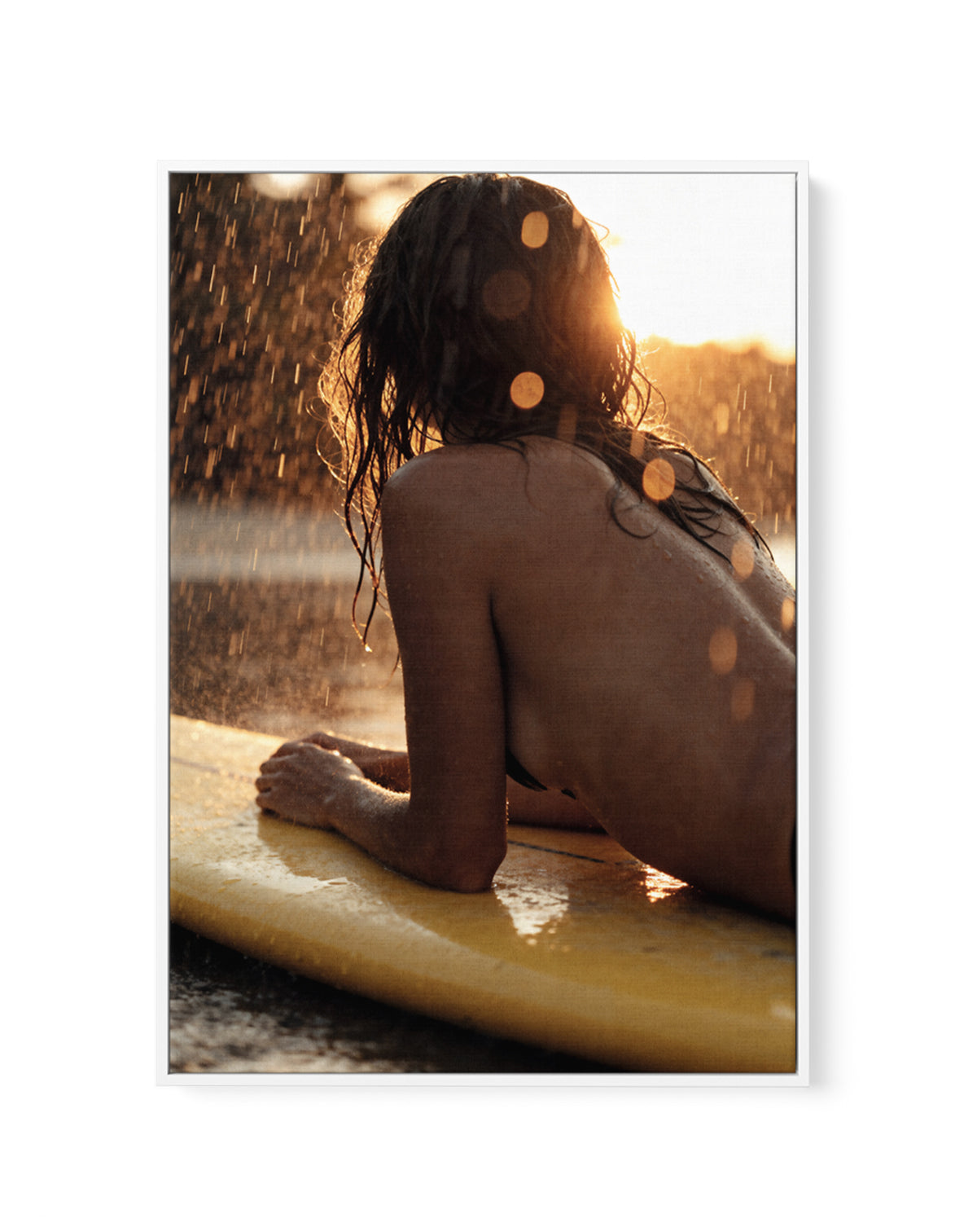 Summer Surf | Framed Canvas Art Print from Olive et Oriel where you can shop wallpaper and artworks online