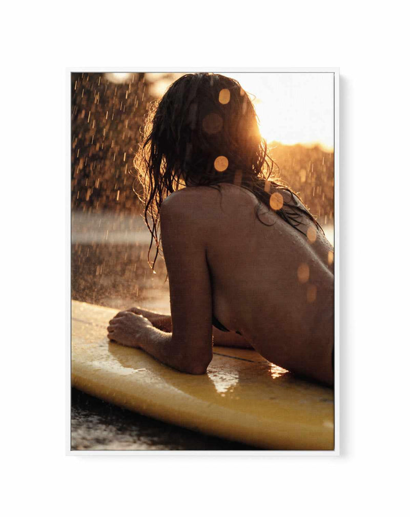Summer Surf | Framed Canvas Art Print from Olive et Oriel where you can shop wallpaper and artworks online