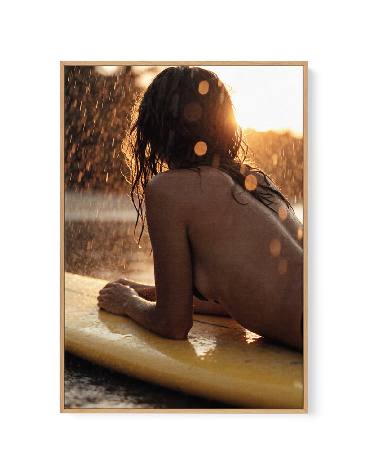 Summer Surf | Framed Canvas Art Print from Olive et Oriel where you can shop wallpaper and artworks online