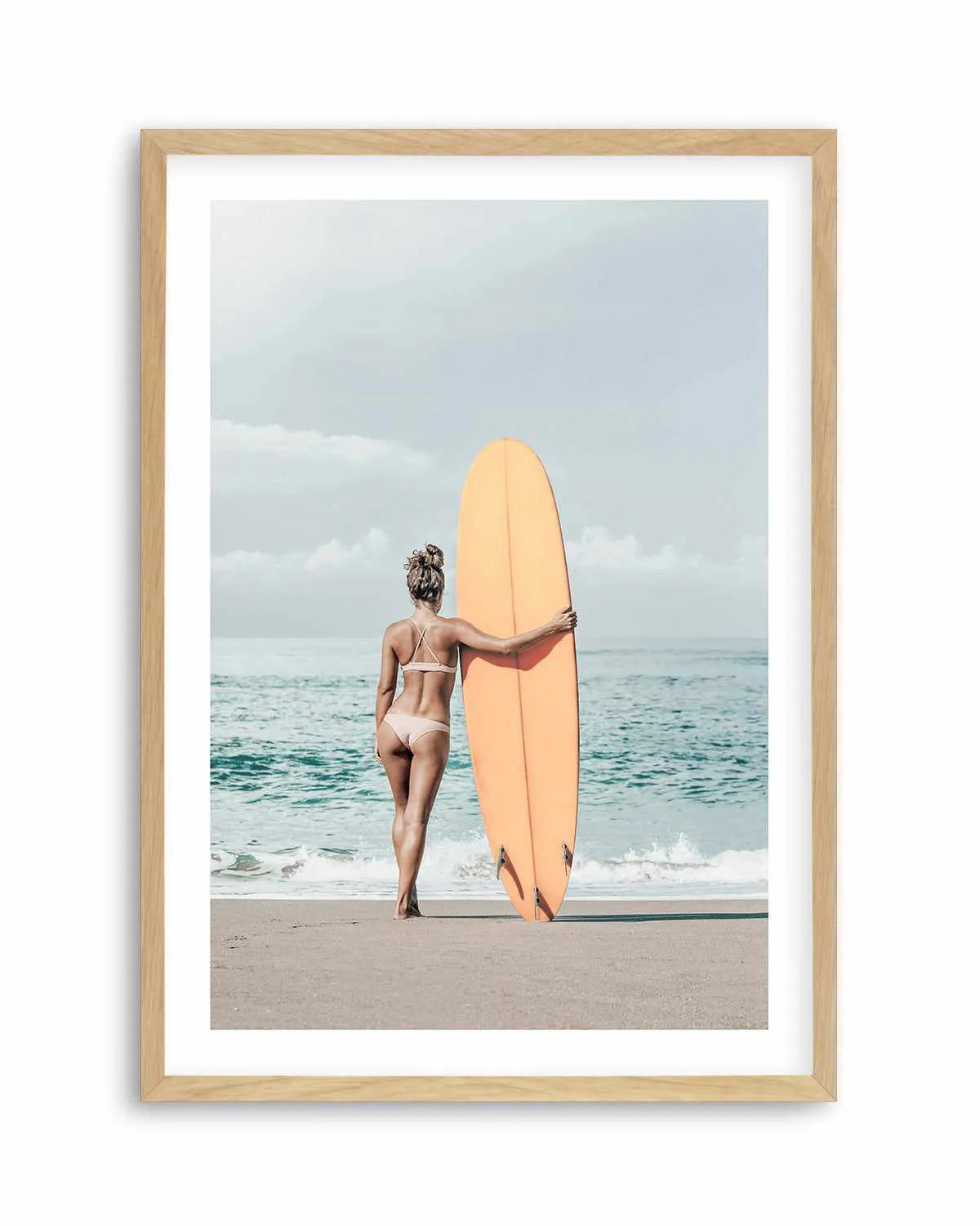 Summer Surf Check Art Print from Olive et Oriel where you can shop wallpaper and artworks online