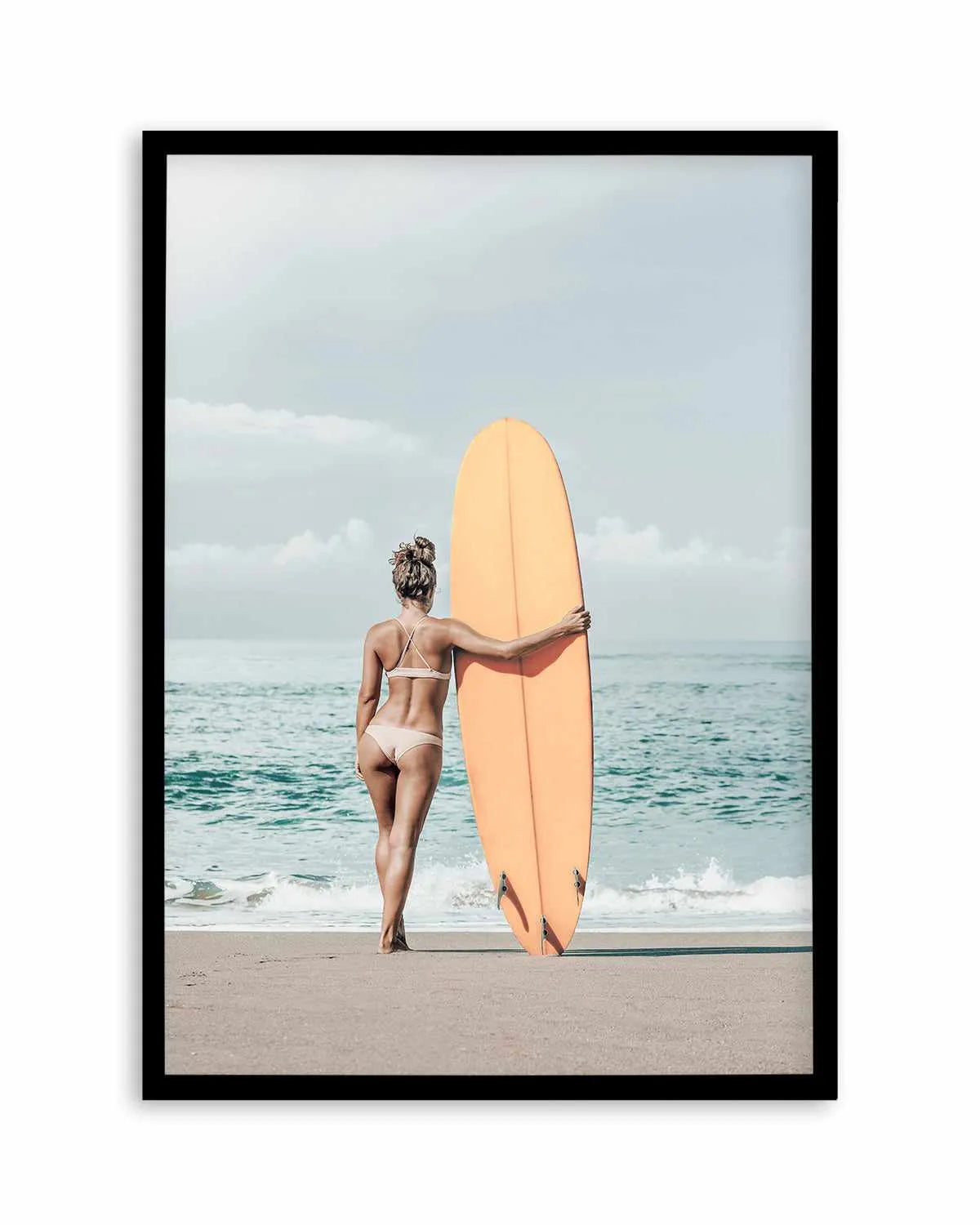 Summer Surf Check Art Print from Olive et Oriel where you can shop wallpaper and artworks online