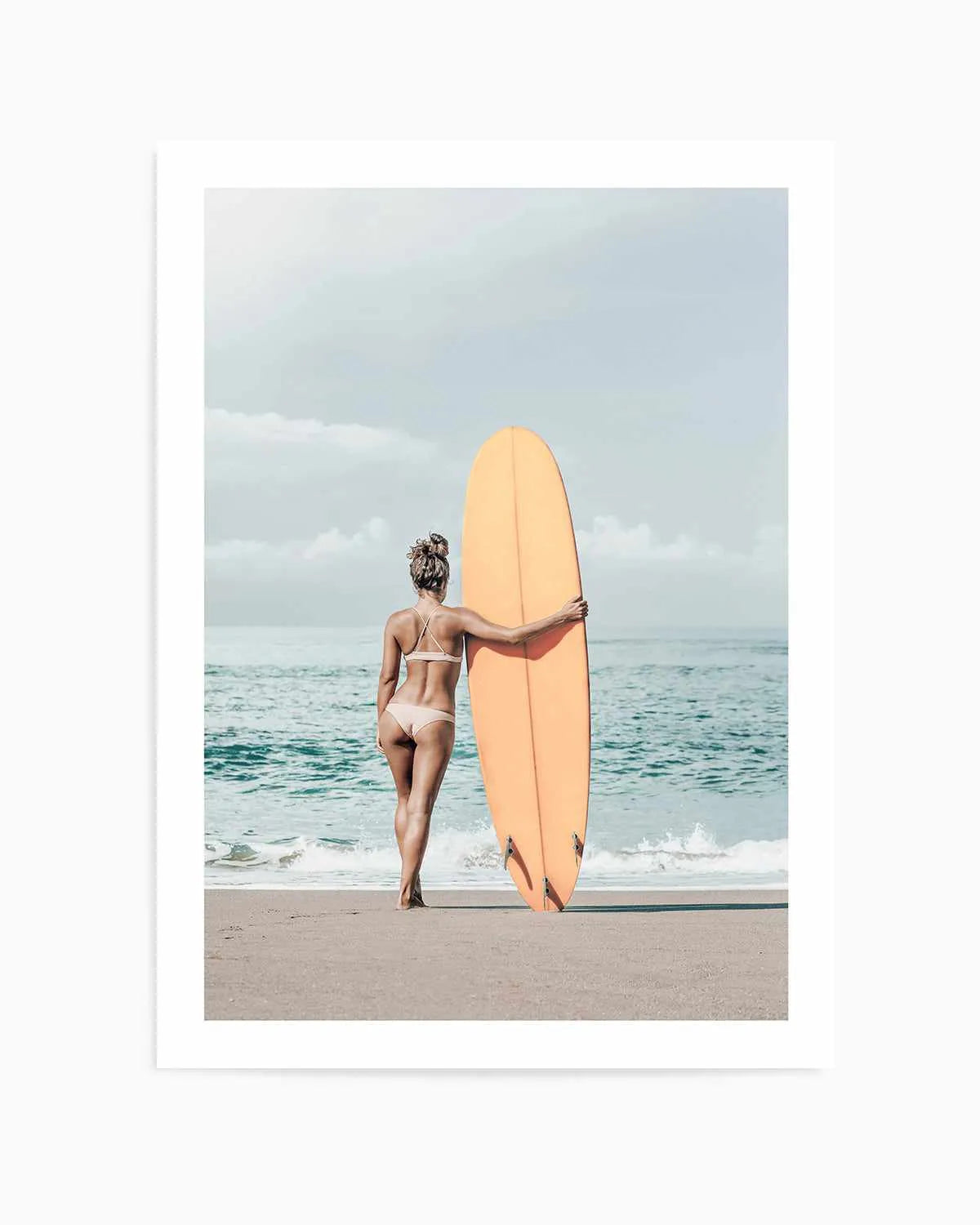 Summer Surf Check Art Print from Olive et Oriel where you can shop wallpaper and artworks online