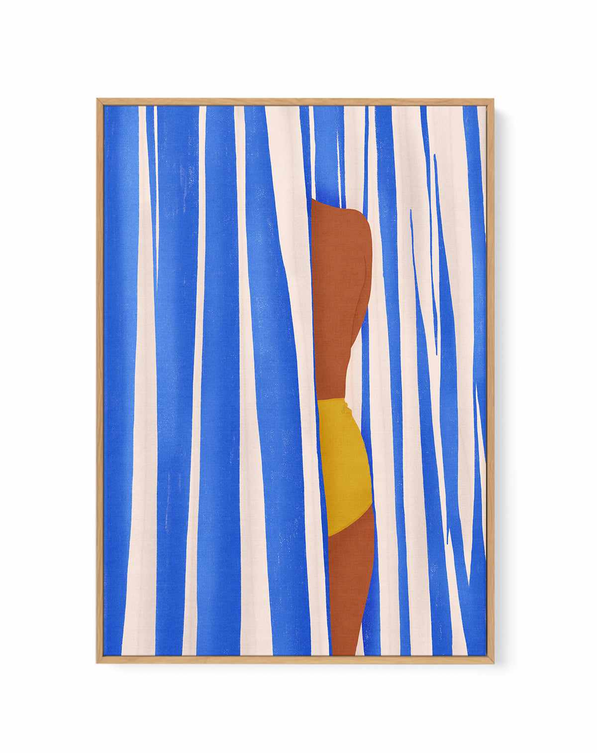 Summer Tan By Jota de jai | Framed Canvas Art Print