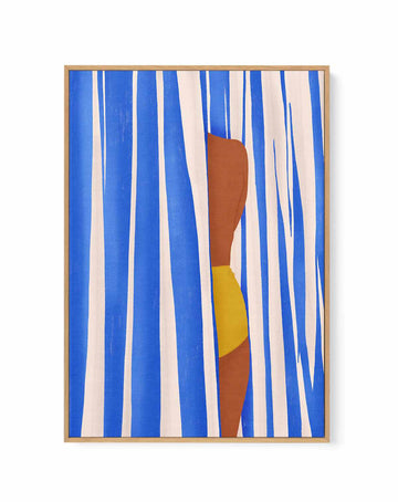 Summer Tan By Jota de jai | Framed Canvas Art Print from Olive et Oriel where you can shop wallpaper and artworks online