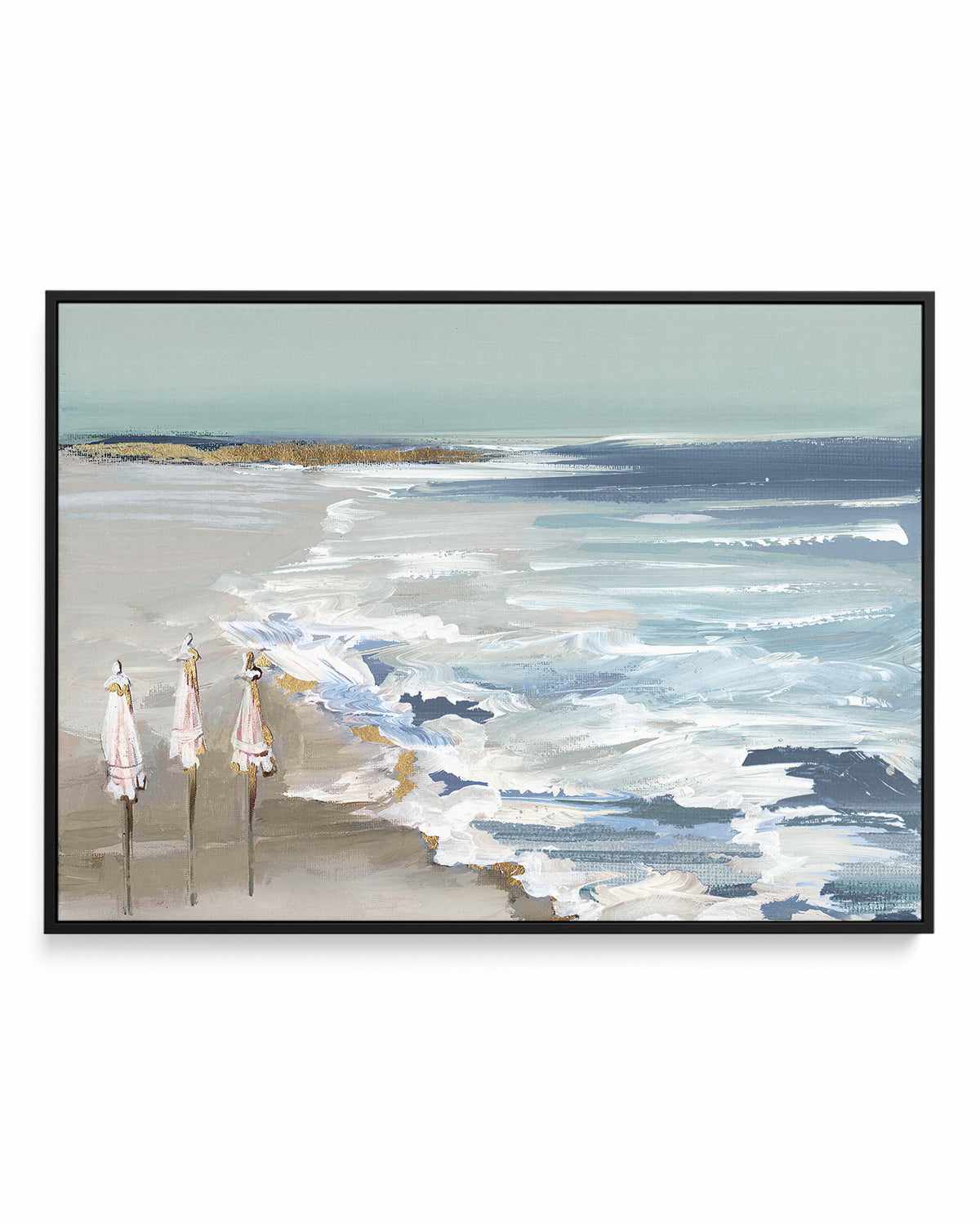 Summer Vacation II | Framed Canvas Art Print