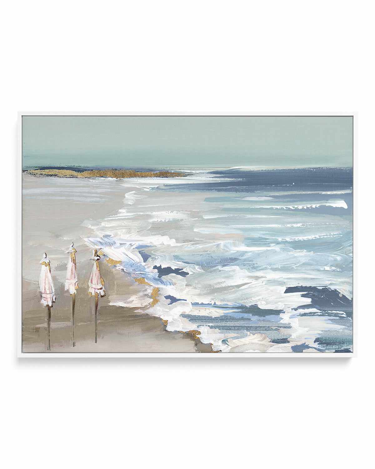 Summer Vacation II | Framed Canvas Art Print