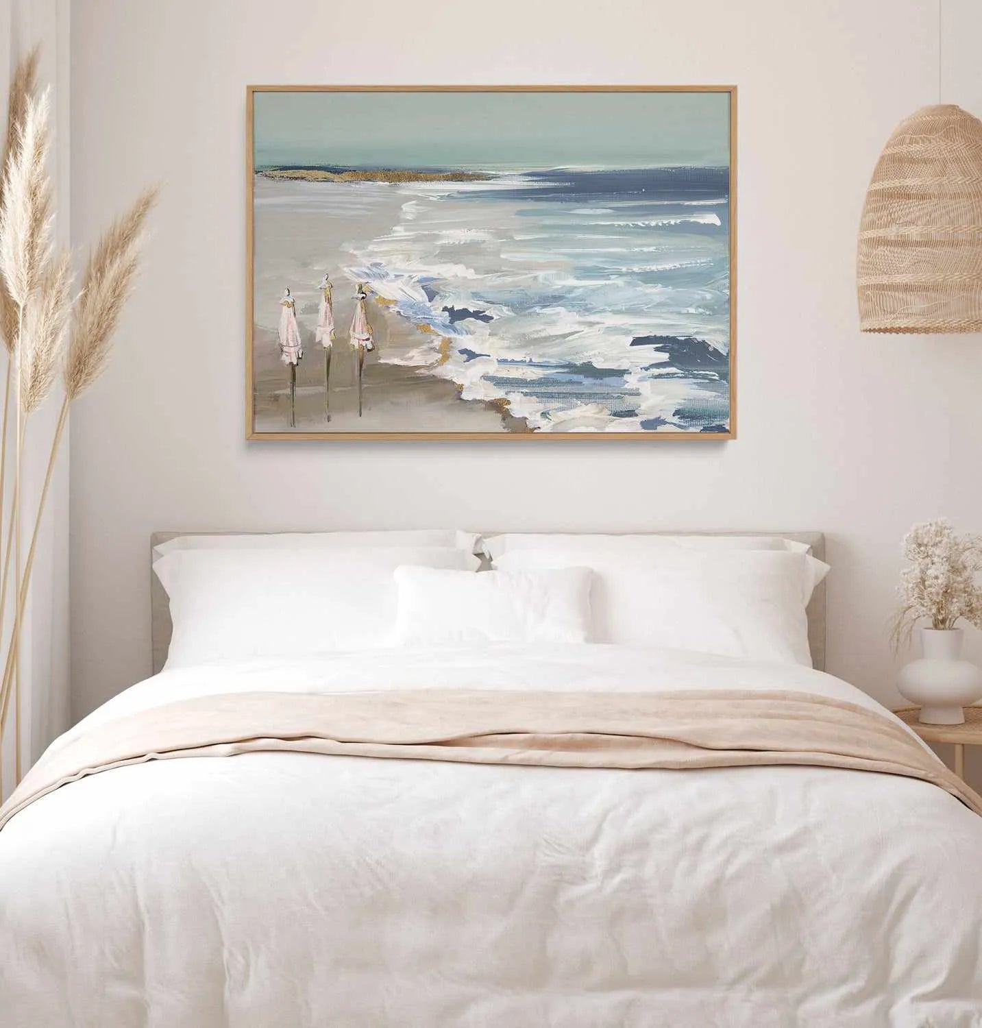 Summer Vacation II | Framed Canvas Art Print from Olive et Oriel where you can shop wallpaper and artworks online