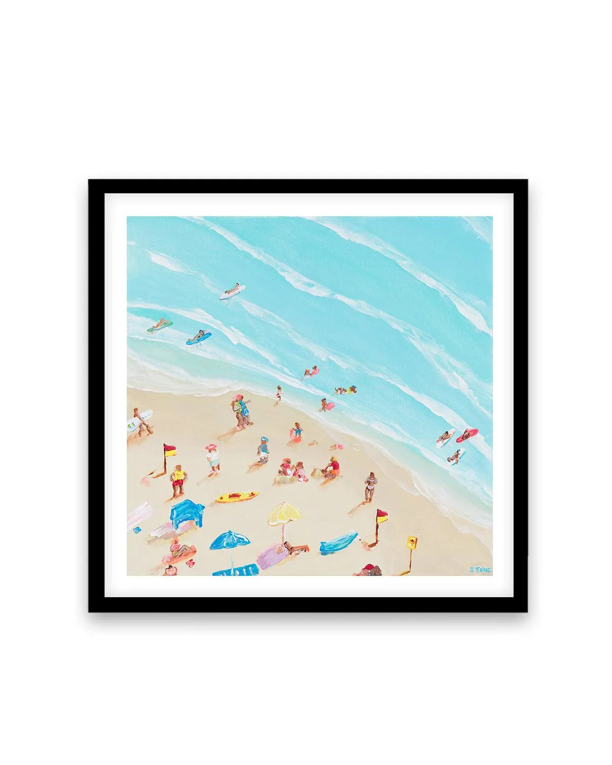 Summer in Bondi by Belinda Stone Art Print from Olive et Oriel where you can shop wallpaper and artworks online