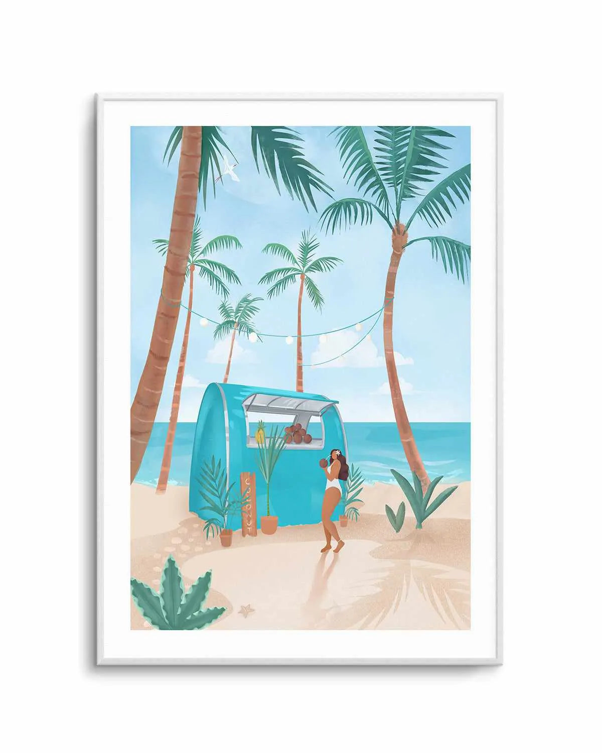 Summer in Bora Bora by Petra Lizde Art Print from Olive et Oriel where you can shop wallpaper and artworks online