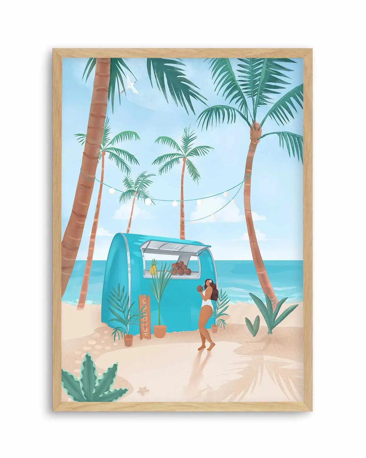 Summer in Bora Bora by Petra Lizde Art Print from Olive et Oriel where you can shop wallpaper and artworks online