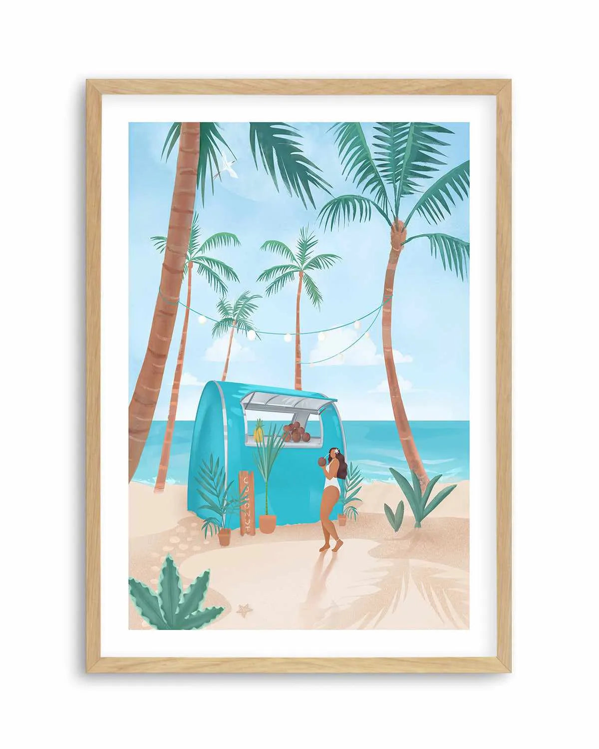 Summer in Bora Bora by Petra Lizde Art Print from Olive et Oriel where you can shop wallpaper and artworks online