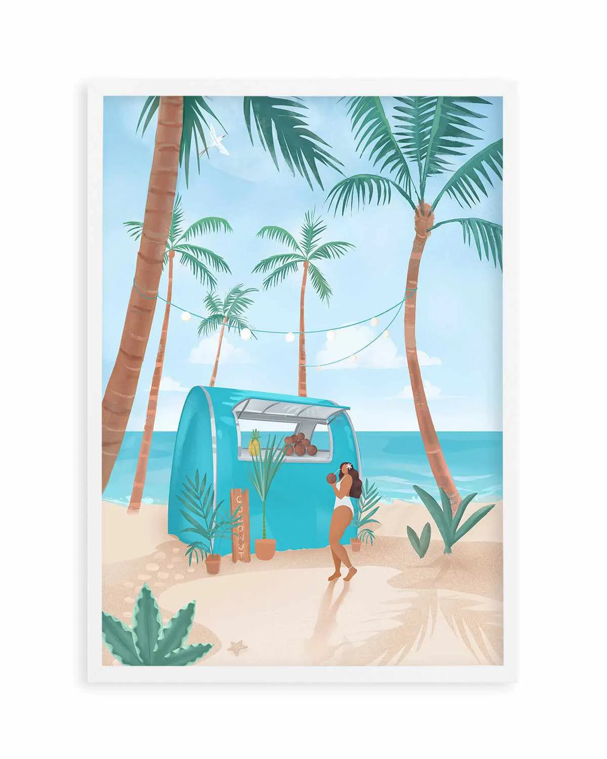Summer in Bora Bora by Petra Lizde Art Print from Olive et Oriel where you can shop wallpaper and artworks online