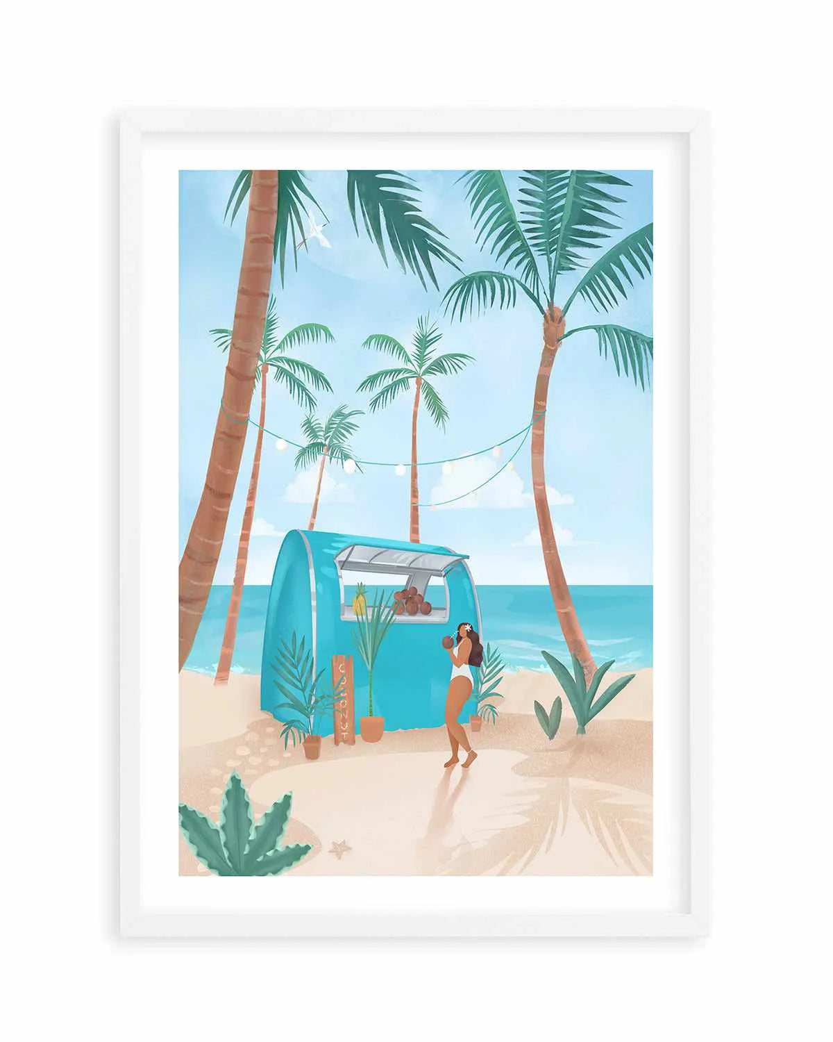 Summer in Bora Bora by Petra Lizde Art Print from Olive et Oriel where you can shop wallpaper and artworks online