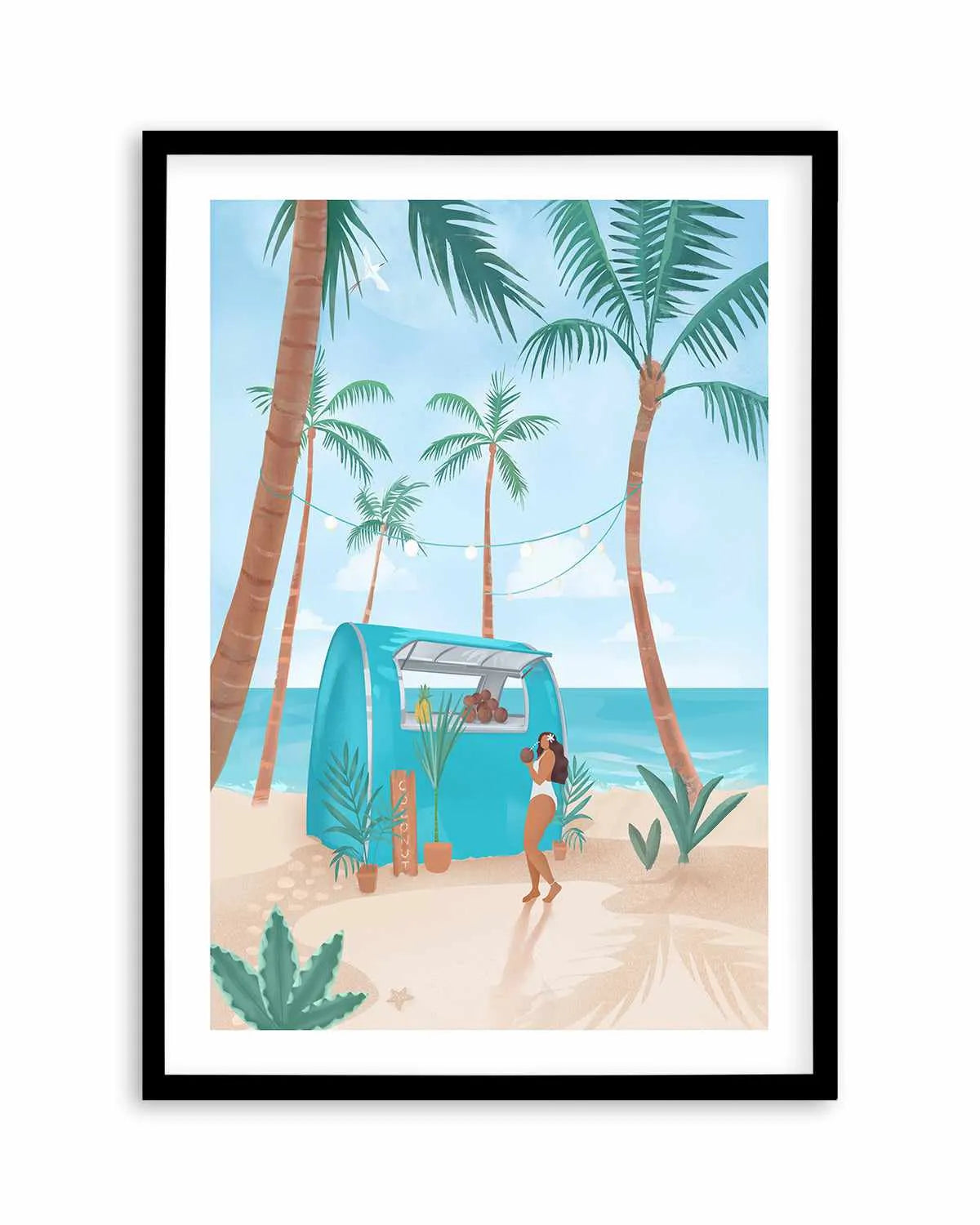 Summer in Bora Bora by Petra Lizde Art Print from Olive et Oriel where you can shop wallpaper and artworks online