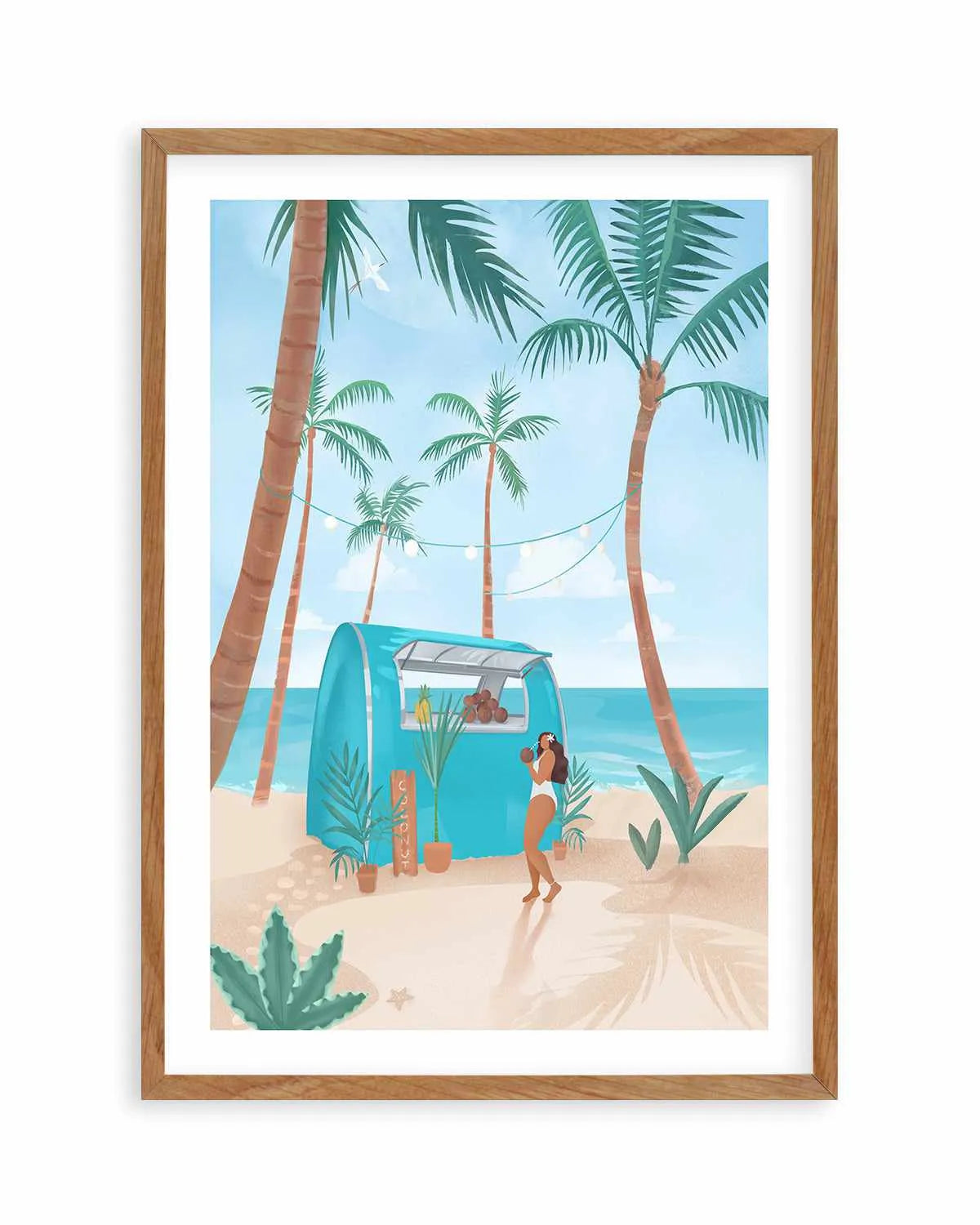 Summer in Bora Bora by Petra Lizde Art Print from Olive et Oriel where you can shop wallpaper and artworks online