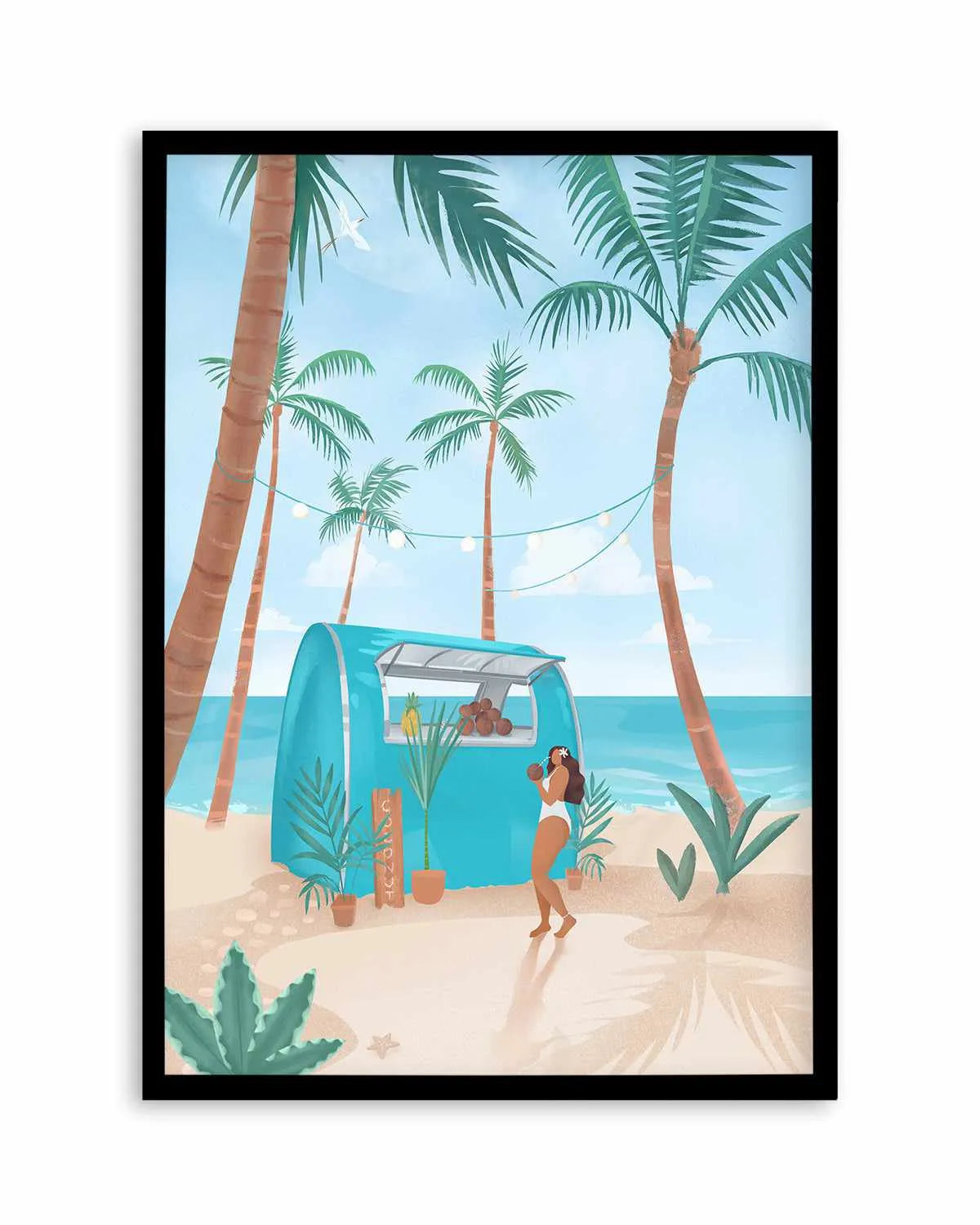 Summer in Bora Bora by Petra Lizde Art Print from Olive et Oriel where you can shop wallpaper and artworks online